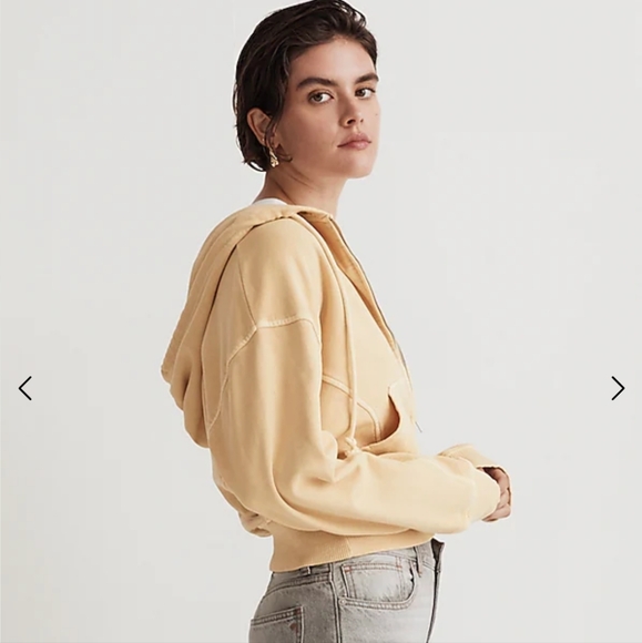 MADEWELL Terry Zip-Front Hoodie (XXL) - Picture 3 of 8